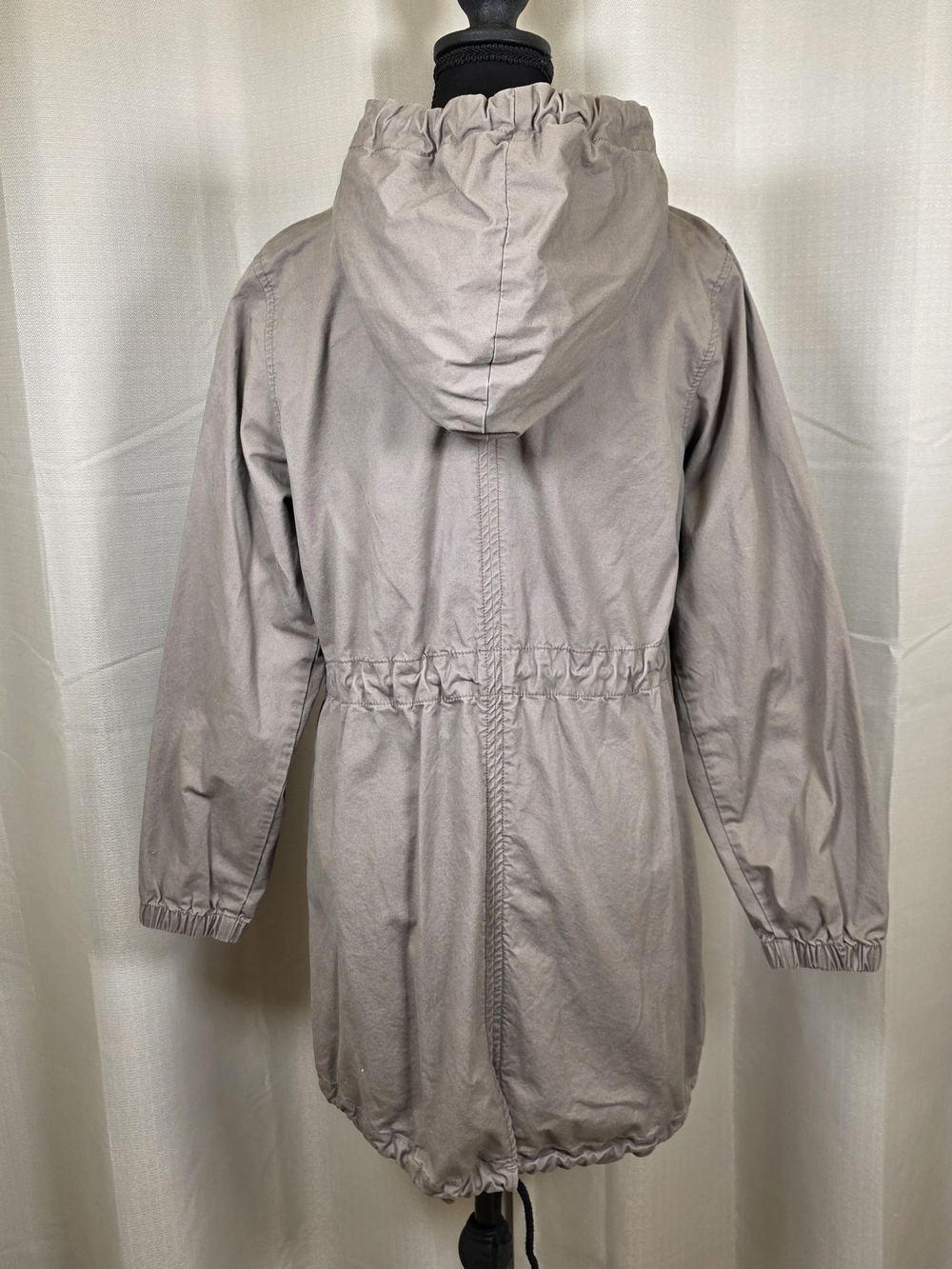 Day to Day Blu Pepper Taupe Utility Anorak Jacket Small - Picture 4 of 14